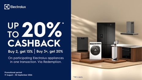 Electrolux Cross-Category Cashback 