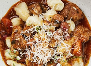 Spring Lamb Shoulder with Ricotta Cavatelli