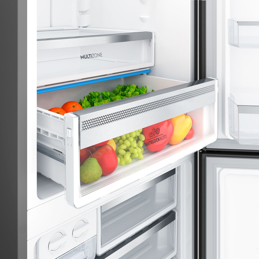 Electrolux bottom mount fridge with fruits & veggies