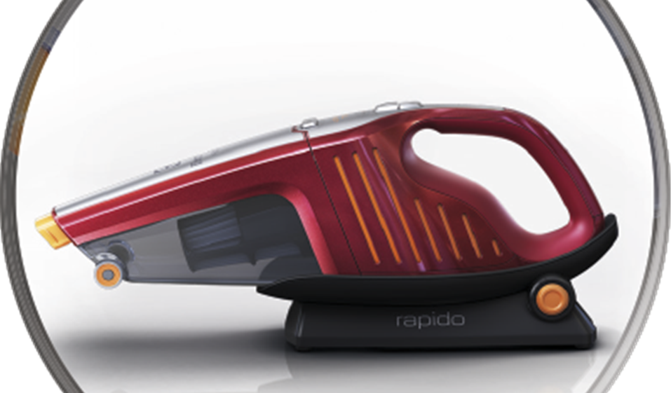 Electrolux Rapido Lithium 7.2Vハンディークリーナー エレクトロラックス、マルチアングル充電ステーション付属の