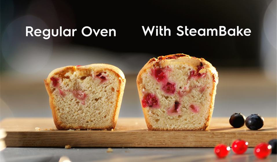 NEXT-LEVEL BAKING WITH STEAM