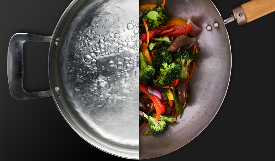 SEAR. STIR-FRY. BOIL.