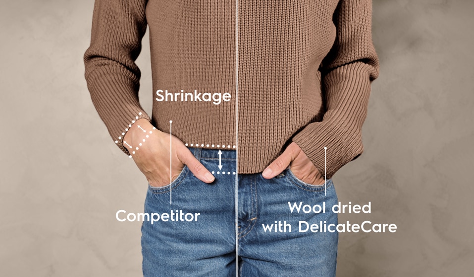 TAILORED DRYING FOR DELICATES