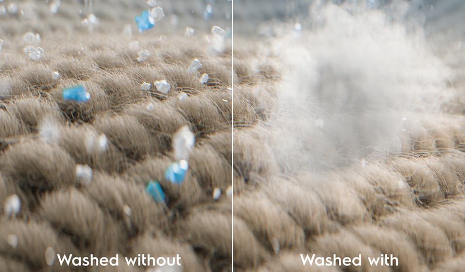 NO VISIBLE DETERGENT RESIDUE*