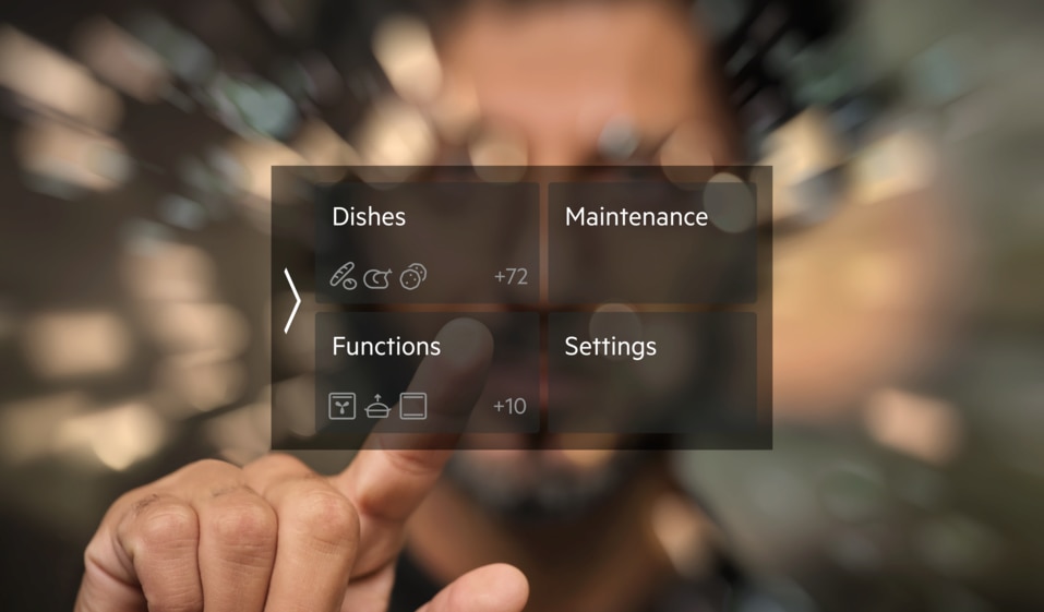 COOKING GUIDANCE AT A TOUCH