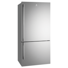 496L UltimateTaste 500 bottom freezer fridge - Natural stainless steel