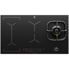 90cm UltimateTaste 900 hybrid gas and induction cooktop