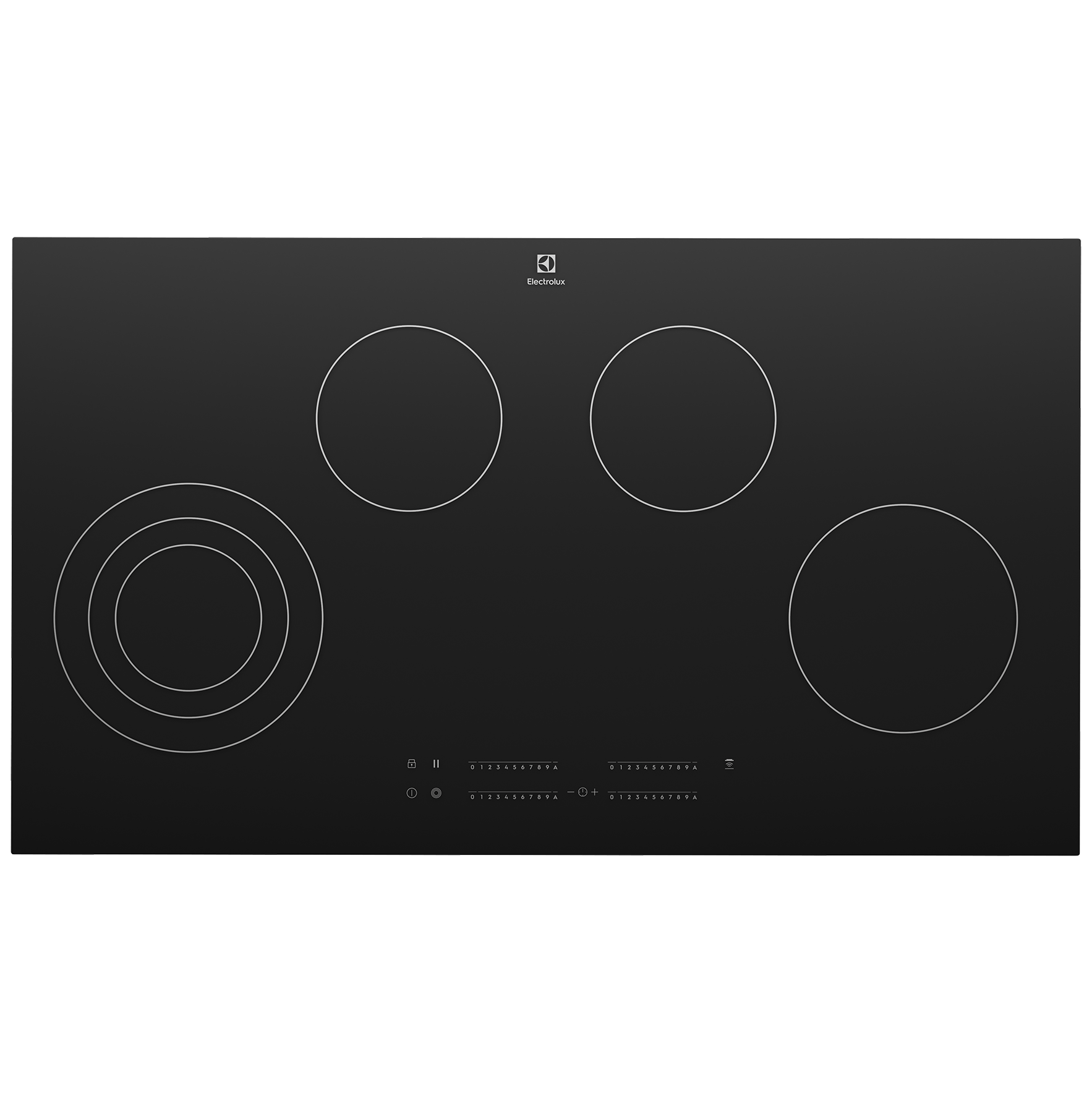 90cm UltimateTaste 300 4 zone ceramic cooktop - EHC944BE | Electrolux