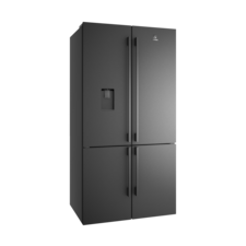 562L UltimateTaste 700 quad door fridge - Matte charcoal black