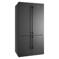 562L UltimateTaste 700 quad door fridge - Matte charcoal black