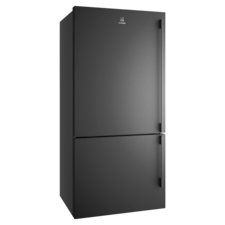 496L UltimateTaste 500 bottom freezer fridge - Matte Black