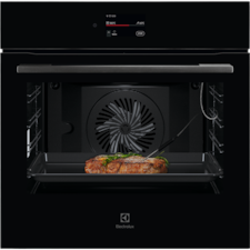 60cm Pyrolytic Oven with Food Probe, 21 Function, Black - 700 Series