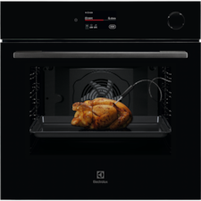60cm Pyrolytic Oven with Added Steam and Food Probe, 22 Function, Black - 700 Series