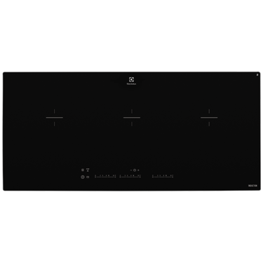 90cm 3 inline maxisense induction cooktop with halo lighting