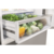 528L bottom mount fridge with ice and water